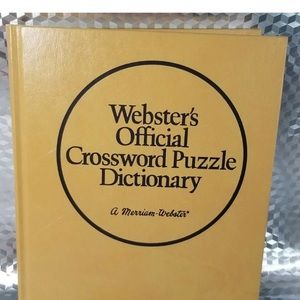 Webster Official Crossword Puzzle Dictionary
